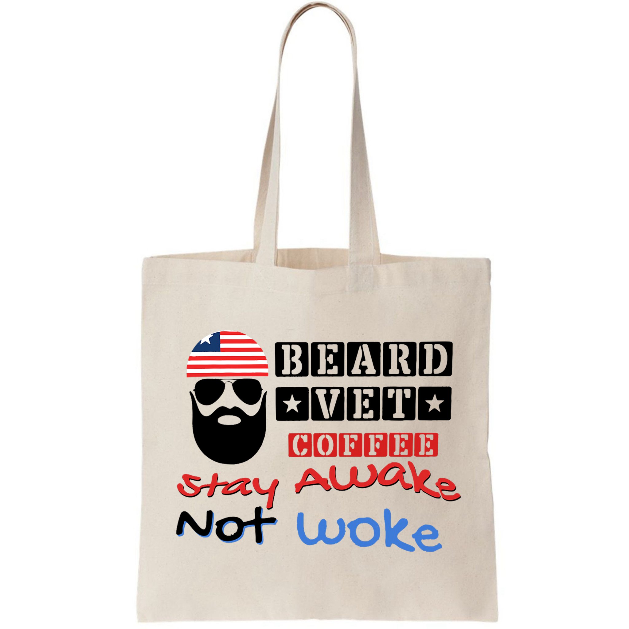 Beard vet coffee happy 4th of july Independence Day Bag