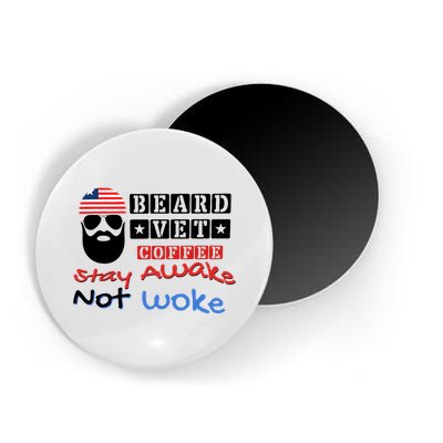 Beard vet coffee happy 4th of july Independence Day Magnet