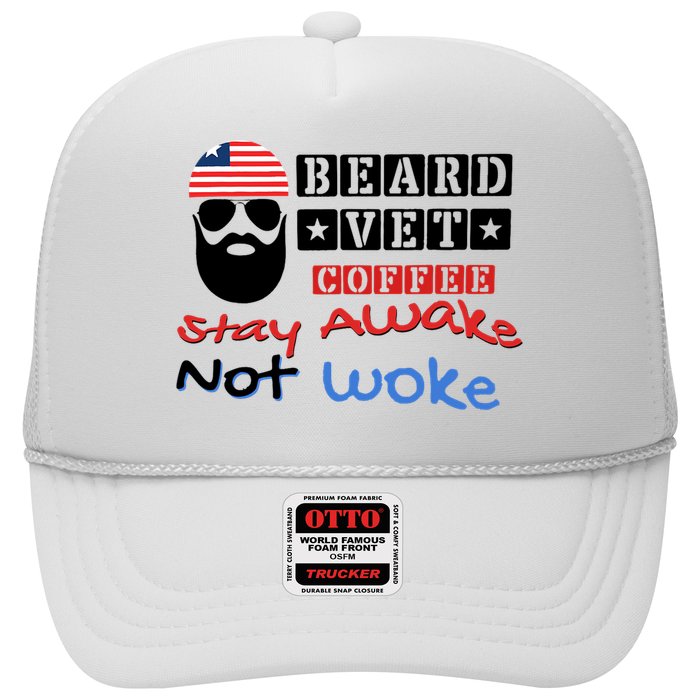 Beard vet coffee happy 4th of july Independence Day Hat