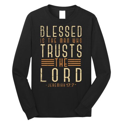 Bible Verse Christian God Savior Devotee Men Gift Jesus Long Sleeve Shirt