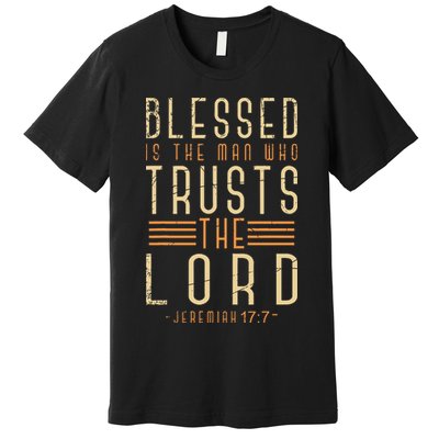Bible Verse Christian God Savior Devotee Men Gift Jesus Premium T-Shirt