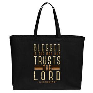 Bible Verse Christian God Savior Devotee Gift Jesus Cotton Canvas Jumbo Tote