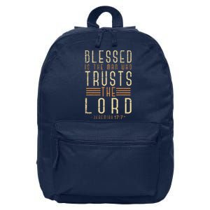 Bible Verse Christian God Savior Devotee Gift Jesus 16 in Basic Backpack