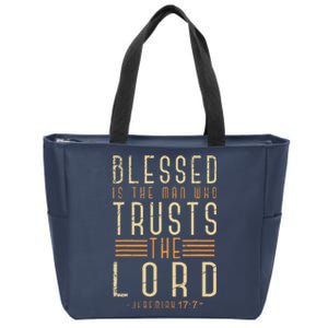 Bible Verse Christian God Savior Devotee Gift Jesus Zip Tote Bag