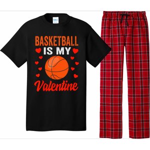 Basketball Valentines Day Basketball Is My Valentine Pajama Set