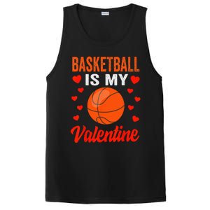 Basketball Valentines Day Basketball Is My Valentine PosiCharge Competitor Tank