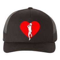 Basketball Valentine Day Gifts For Basketball Lover Boy Yupoong Adult 5-Panel Trucker Hat