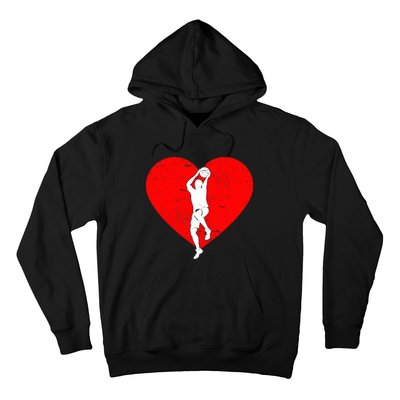 Basketball Valentine Day Gifts For Basketball Lover Boy Hoodie