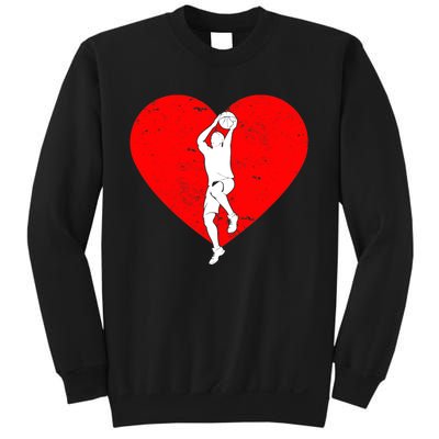 Basketball Valentine Day Gifts For Basketball Lover Boy Sweatshirt