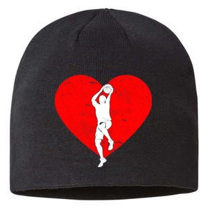 Basketball Valentine Day Gifts For Basketball Lover Boy Sustainable Beanie