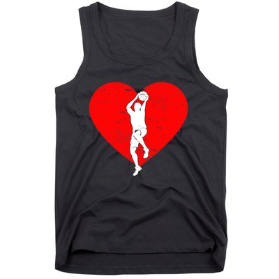 Basketball Valentine Day Gifts For Basketball Lover Boy Tank Top