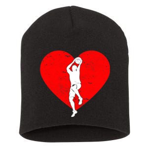 Basketball Valentine Day Gifts For Basketball Lover Boy Short Acrylic Beanie