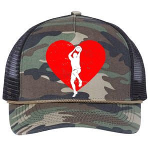 Basketball Valentine Day Gifts For Basketball Lover Boy Retro Rope Trucker Hat Cap