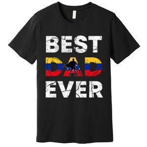 Best Venezuelan Dad Ever Venezuela Daddy FatherS Day Premium T-Shirt