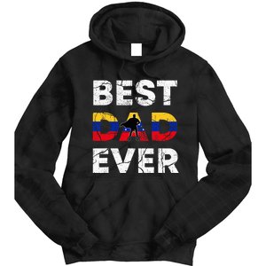 Best Venezuelan Dad Ever Venezuela Daddy FatherS Day Tie Dye Hoodie