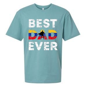 Best Venezuelan Dad Ever Venezuela Daddy FatherS Day Sueded Cloud Jersey T-Shirt