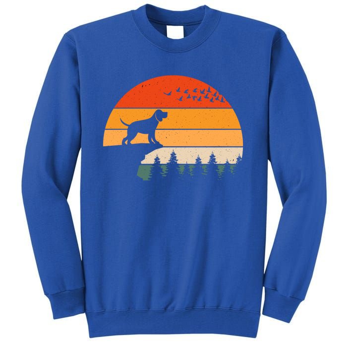 Beagle Vintage Dog Sunset Retro Style Gift Tall Sweatshirt