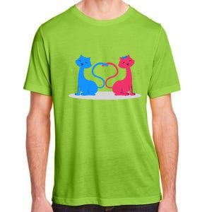 Brand: Valentines Day Clothes Rotic Loving Valentine's Day Cats For Lovers Grea Adult ChromaSoft Performance T-Shirt