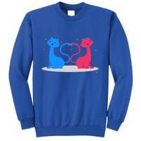 Brand: Valentines Day Clothes Rotic Loving Valentine's Day Cats For Lovers Grea Tall Sweatshirt