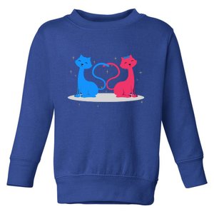 Brand: Valentines Day Clothes Rotic Loving Valentine's Day Cats For Lovers Grea Toddler Sweatshirt