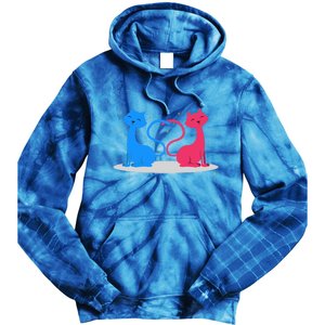 Brand: Valentines Day Clothes Rotic Loving Valentine's Day Cats For Lovers Grea Tie Dye Hoodie