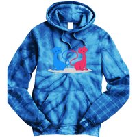 Brand: Valentines Day Clothes Rotic Loving Valentine's Day Cats For Lovers Grea Tie Dye Hoodie