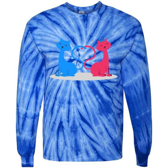 Brand: Valentines Day Clothes Rotic Loving Valentine's Day Cats For Lovers Grea Tie-Dye Long Sleeve Shirt