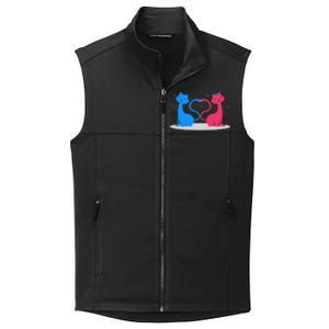 Brand: Valentines Day Clothes Rotic Loving Valentine's Day Cats For Lovers Grea Collective Smooth Fleece Vest