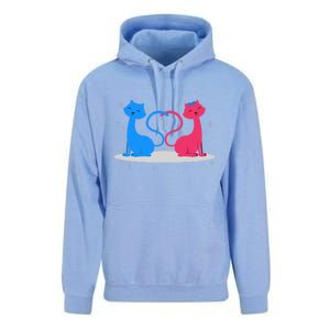 Brand: Valentines Day Clothes Rotic Loving Valentine's Day Cats For Lovers Grea Unisex Surf Hoodie