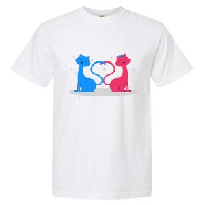 Brand: Valentines Day Clothes Rotic Loving Valentine's Day Cats For Lovers Grea Garment-Dyed Heavyweight T-Shirt