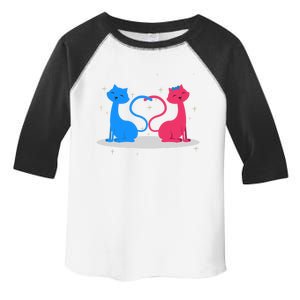 Brand: Valentines Day Clothes Rotic Loving Valentine's Day Cats For Lovers Grea Toddler Fine Jersey T-Shirt