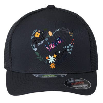 Best Vava Ever Flower Blessed Grandma Mother's Day Gift Flexfit Unipanel Trucker Cap