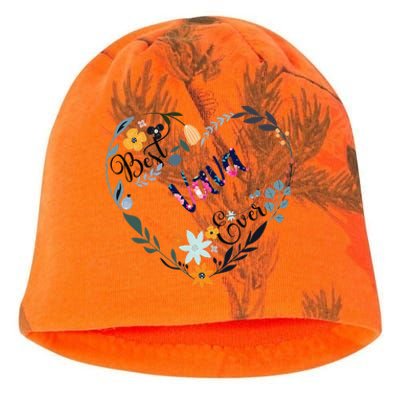 Best Vava Ever Flower Blessed Grandma Mother's Day Gift Kati - Camo Knit Beanie