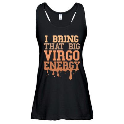 Big Virgo Energy Virgo Drip Melanin Vibes Birthday Ladies Essential Flowy Tank