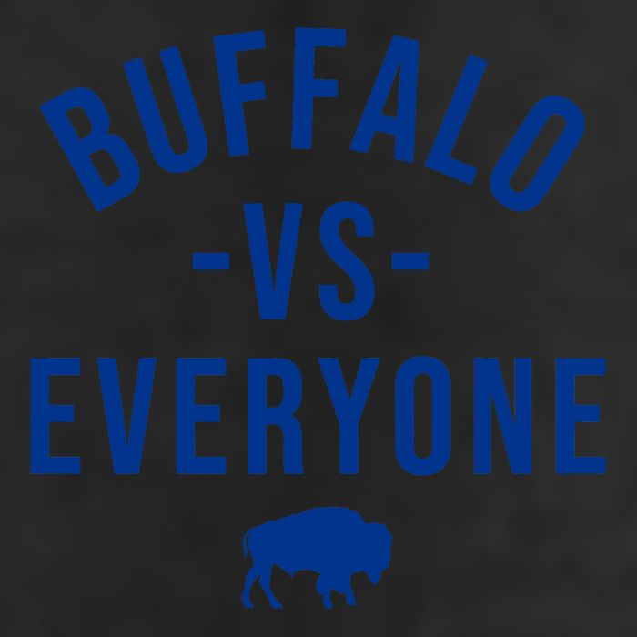 Buffalo Vs Everybody 7 Panel Mesh Trucker Snapback Hat