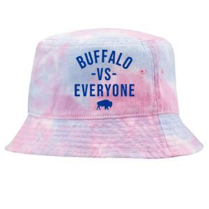 Buffalo Vs Everybody Tie-Dyed Bucket Hat