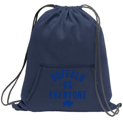 Buffalo Vs Everybody Sweatshirt Cinch Pack Bag