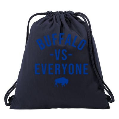 Buffalo Vs Everybody Drawstring Bag