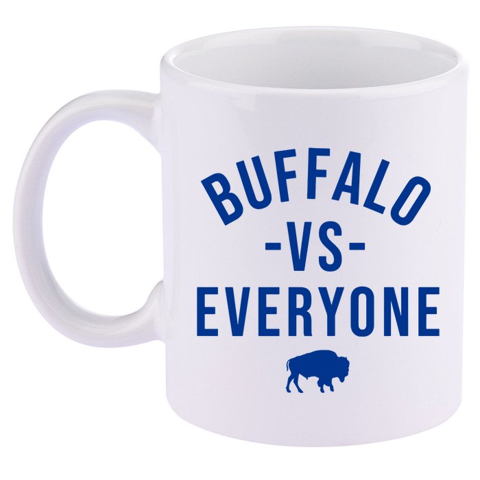 Buffalo Vs Everybody 11oz C Handle Ceramic Mug