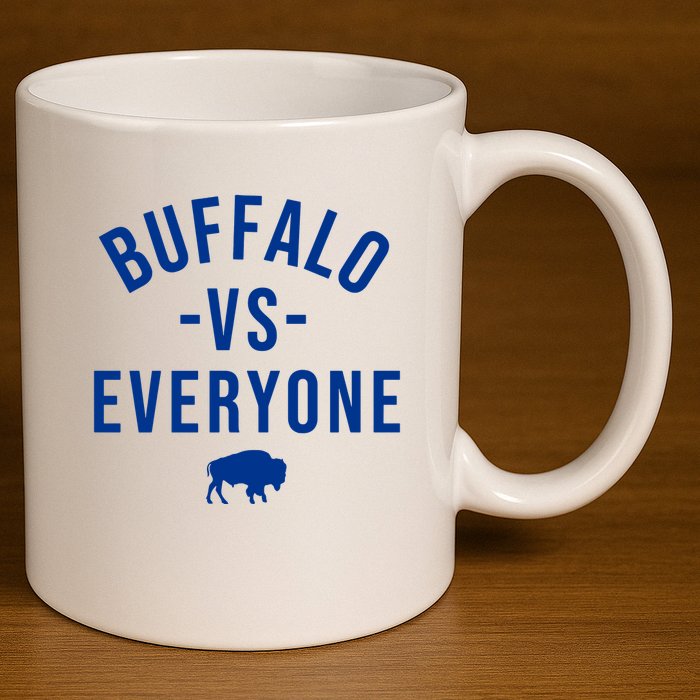 Buffalo Vs Everybody 11oz C Handle Ceramic Mug