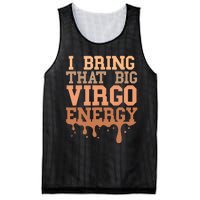 Big Virgo Energy Women Virgo Drip Melanin Vibes Birthday Mesh Reversible Basketball Jersey Tank