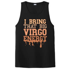 Big Virgo Energy Women Virgo Drip Melanin Vibes Birthday PosiCharge Competitor Tank