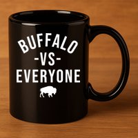Buffalo Vs Everybody 11oz C Handle Ceramic Mug