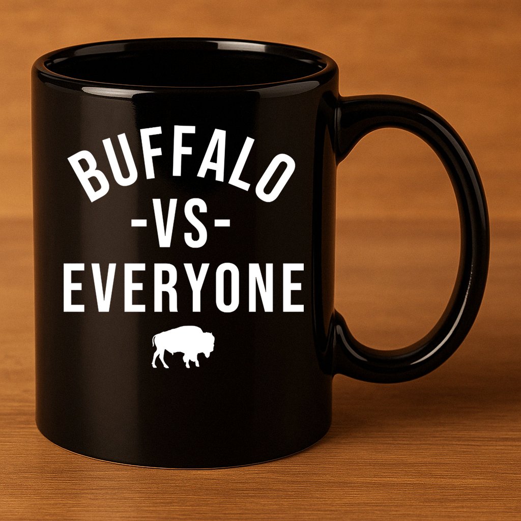 Buffalo Vs Everybody 11oz C Handle Ceramic Mug