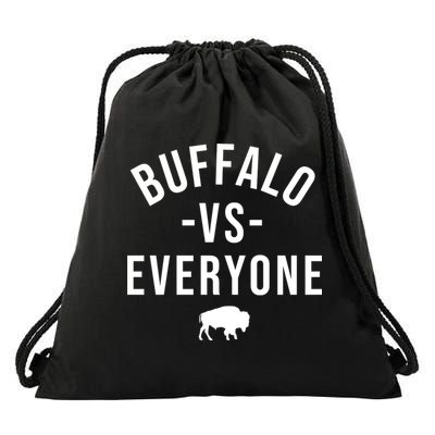 Buffalo Vs Everybody Drawstring Bag
