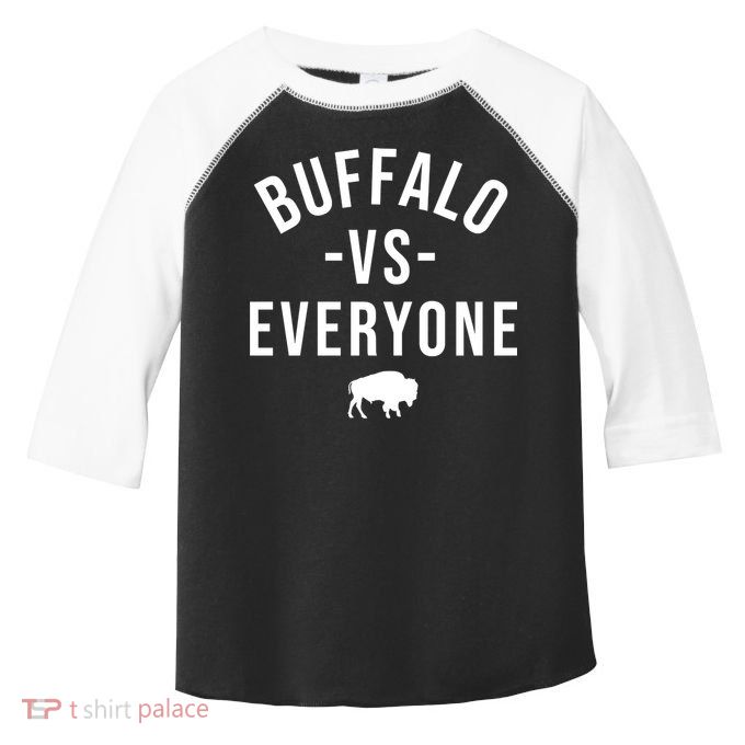 Buffalo Vs Everybody Toddler Fine Jersey T-Shirt