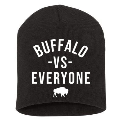 Buffalo Vs Everybody Short Acrylic Beanie