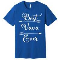 Best Vava Ever Proud Grandmas Birthday Family Christmas Cute Gift Premium T-Shirt