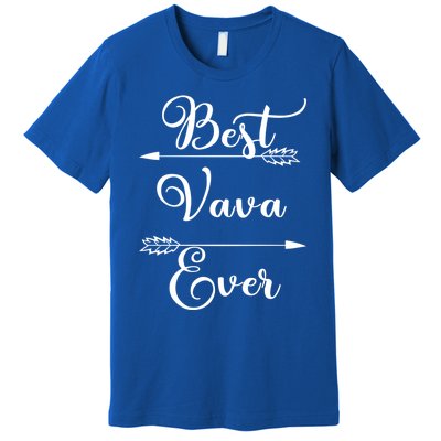 Best Vava Ever Proud Grandmas Birthday Family Christmas Cute Gift Premium T-Shirt