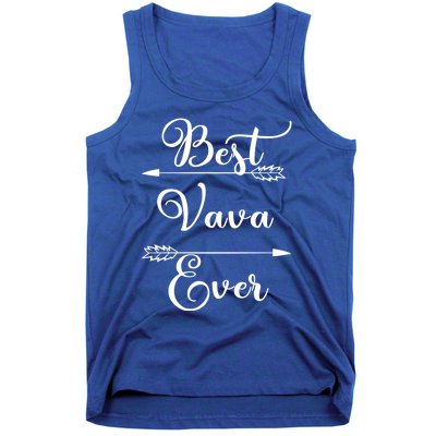 Best Vava Ever Proud Grandmas Birthday Family Christmas Cute Gift Tank Top